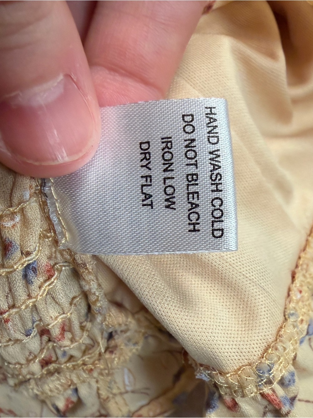 Cottage Coquette Yellow Floral Spaghetti-Strap Smocked Open Back Mini Sun Dress - Picture 6 of 7